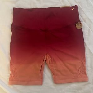 PINK  ombré bike shorts